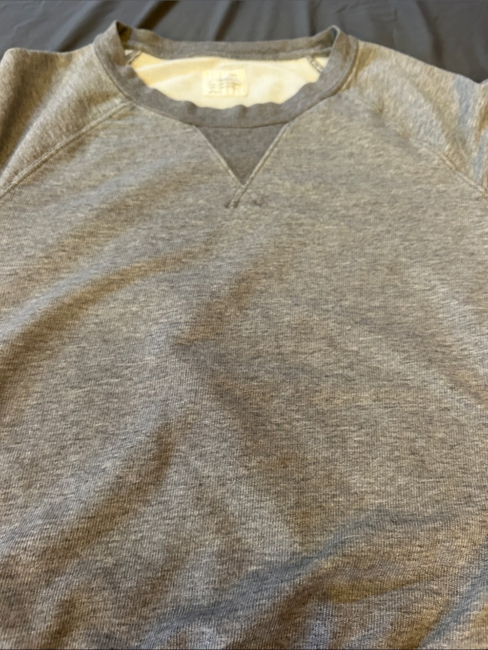 GAP Women's Heather Gray Crewneck Sweatshirt
